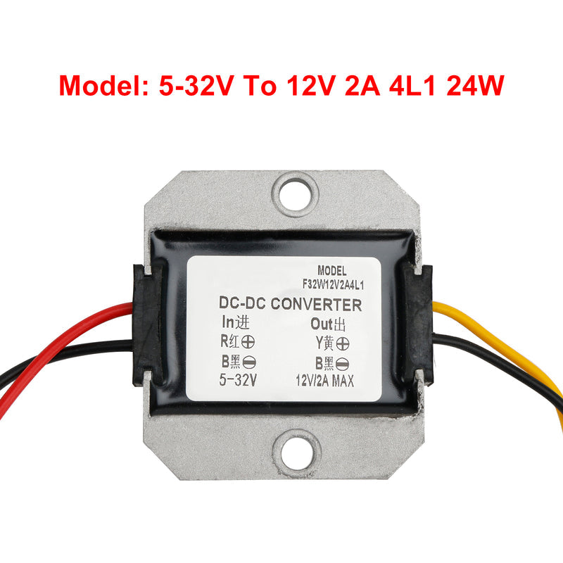 DC-DC 12/24V-32V 5A 160W Step Up Car Power Supply Converter Regulator Waterproof