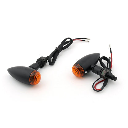 Harley Softail Dyna Sportster V-Rod 2Pcs Bullet Turn Signal Light Champoo