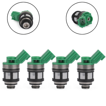 1996-1997 Nissan Pickup 2.4L 4PCS Fuel Injectors JS4D-2 166001S700 842-18125
