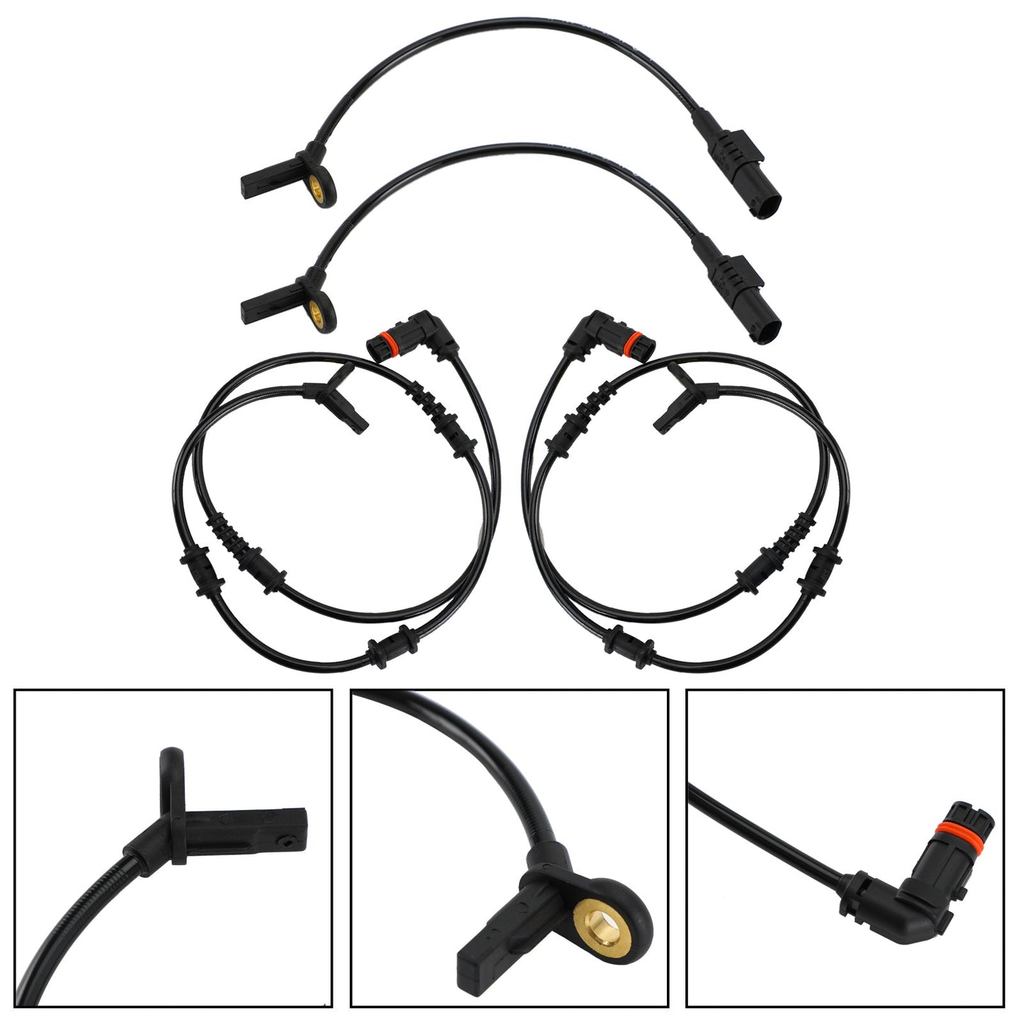 Mercedes-Benz W164 ML350 ML320 Set 4pcs Front Rear ABS Speed Sensor