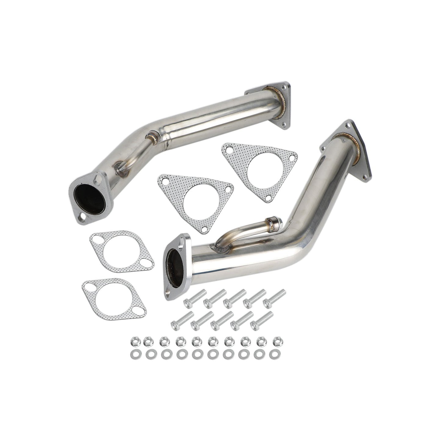 2.5" Test Pipes Exhaust DownPipe For Nissan 370Z Infiniti G37 Q50 Q60