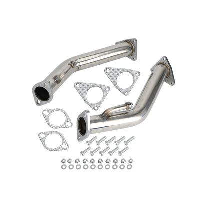 2.5" Test Pipes Exhaust DownPipe For Nissan 370Z Infiniti G37 Q50 Q60