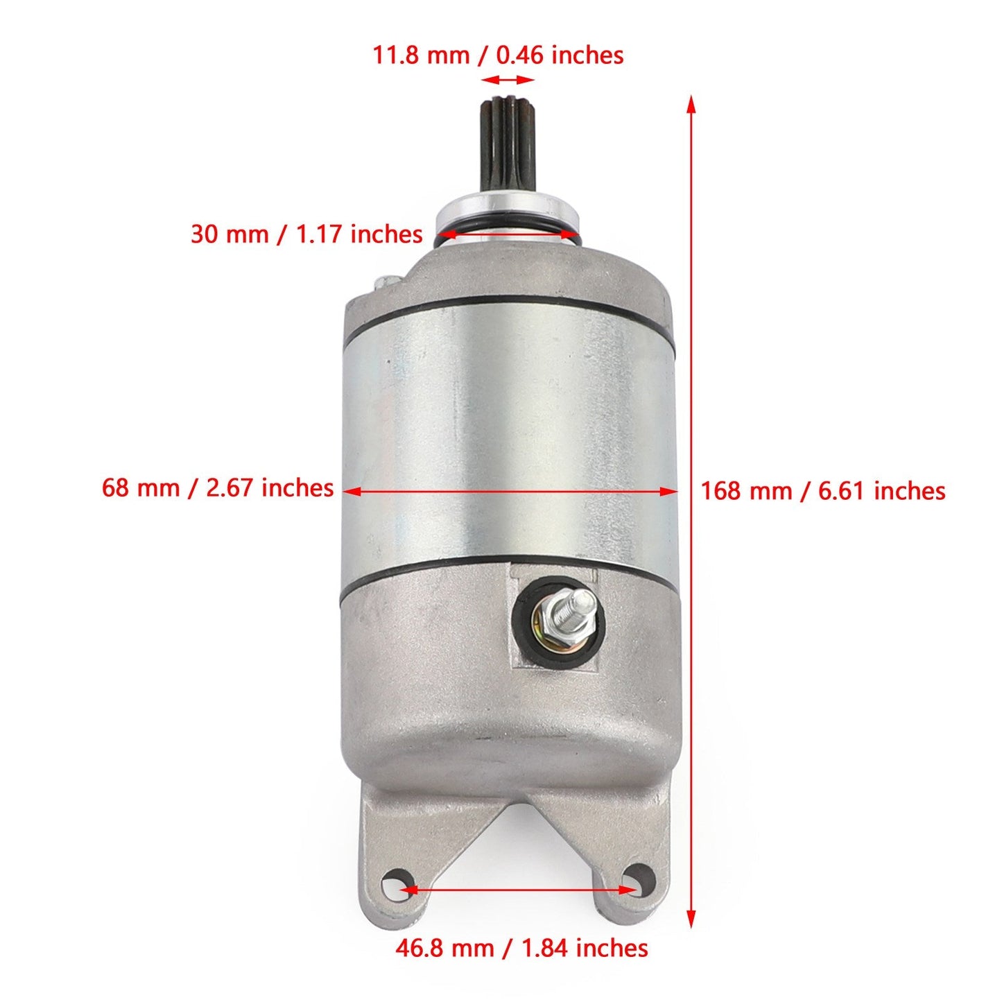 Starter Engine Starting 9-Spline Fit For Honda CBR400 NC23 1987-1989 CB400F CB400SF Super Four 1992-1998