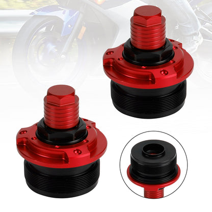 Front Fork Shock Up Adjusters 47 MM Screws fit for YAMAHA YZF-R15 V3.0 2017-2019