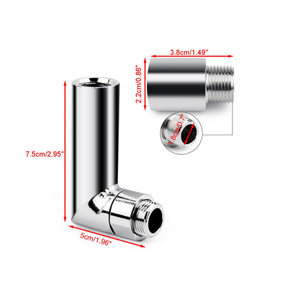 M18*1.5 90 Degrees Oxygen Spacer Sensor Angled Extender O2 Bung Extension