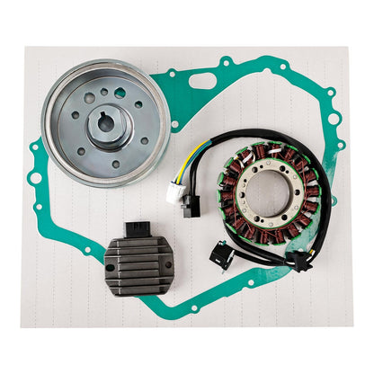 2002-2007 Suzuki LTF 400 2WD 4WD Eiger Flywheel Rotor 32102-38F00+Stator 32101-38F00+Regulator+Gasket