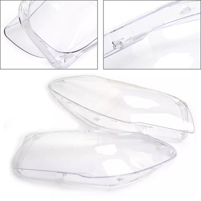 2010-2013 BMW 5 Series F18 2PCS Front Headlight Lens Cover Lampshade Left + Right 63117271912 63117271911