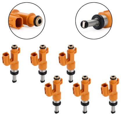 2019-2020 Toyota Avalon Limited,Touring,XLE,XSE 6 Cyl 3.5L 2GRFKS; GSX50 1PCS Fuel Injectors 23250-0P100 23209-09330
