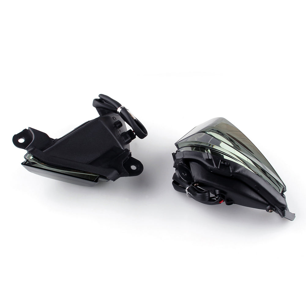 Front LED Turn Signals Blinker Indicator For Kawasaki Z750 Z1000 2007-2009 Smoke Champoo