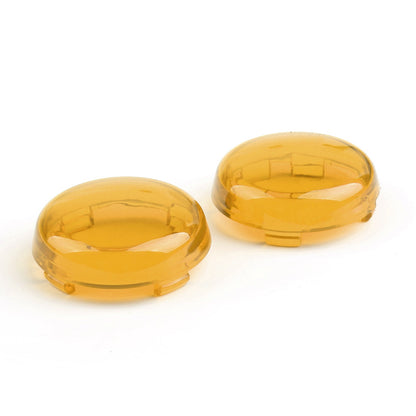 Plastic Turn Signal Light Lens For Cover For Harley Electra Glide Heritage Softail Champoo