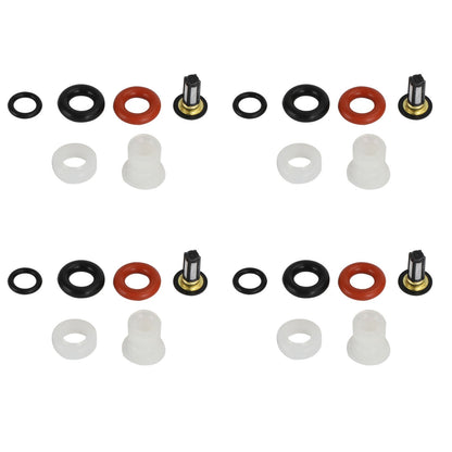 2004-2008 Acura TSX/ 2005-2007 Acura RSX 4PCS Fuel Injectors Repair Kit Filters O-Rings 16450RAAA01 842-12288 842-12287