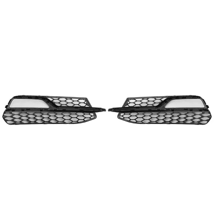 2013-2016 Audi A3 S-Line Front Lower Bumper Fog Light Cover Grille 8V3807681G 8V3807682G