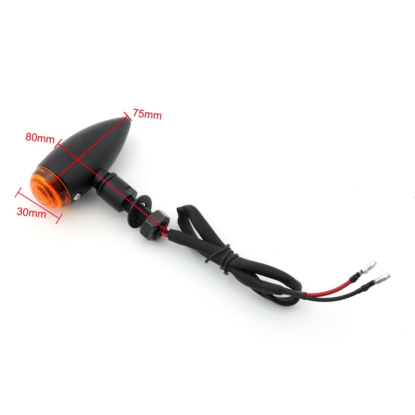 Harley Softail Dyna Sportster V-Rod 2Pcs Bullet Turn Signal Light Champoo