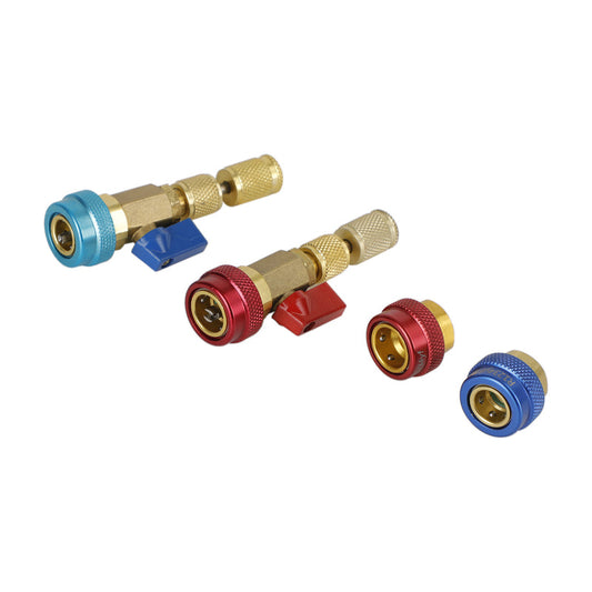 Refrigerant Valve Core Remover and Installer Tool Set High Low Side Valve Tool