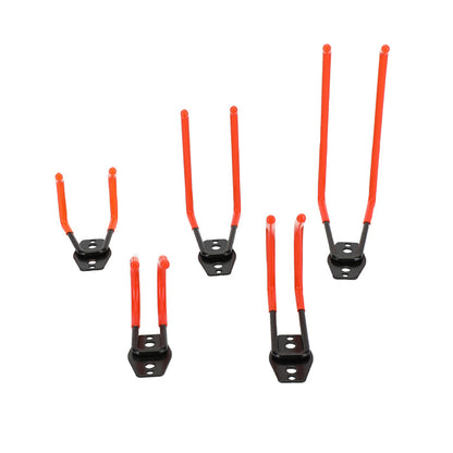 Double Wall Mount Garage Organization Tools 5PCS Heavy Duty Storage Hooks