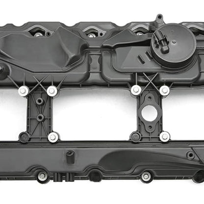 2014-2017 BMW F16 X6 xDrive35i 3.0T N55B58 Engine Valve Cover w / Gasket+Cap 11127570292 E374-AS