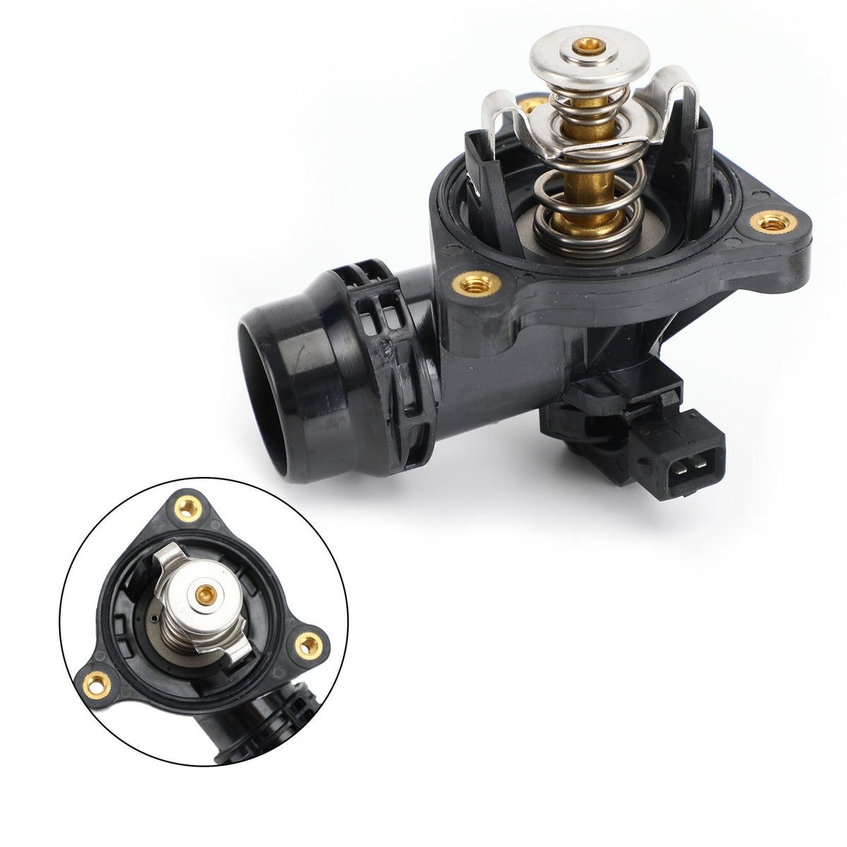 BMW E82 E46 E84 E87 E83 E85 E90 E91 Coolant Thermostat 105??????C w/ Gasket