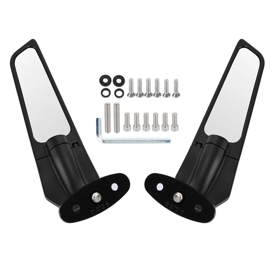 2000-2019 Suzuki GSXR 600/750 01-16 GSXR 1000 Adjustable Wing Fin Rearview Mirrors