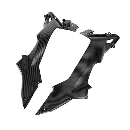 Carbon Tank Side Cover panel Trim fairing Fit For Kawasaki Z650 2017-2020