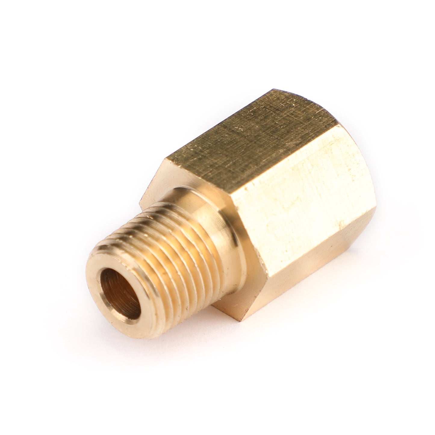 1/8 NPT Female To 1/8 BSPT Male Adapter Gauge Sensor Thread Oil Pressure Adapter