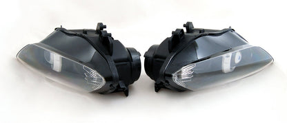 Headlight Guard Protector Cover Haddlamp Kit Clear For Yamaha Yzf R1 1000 07-08