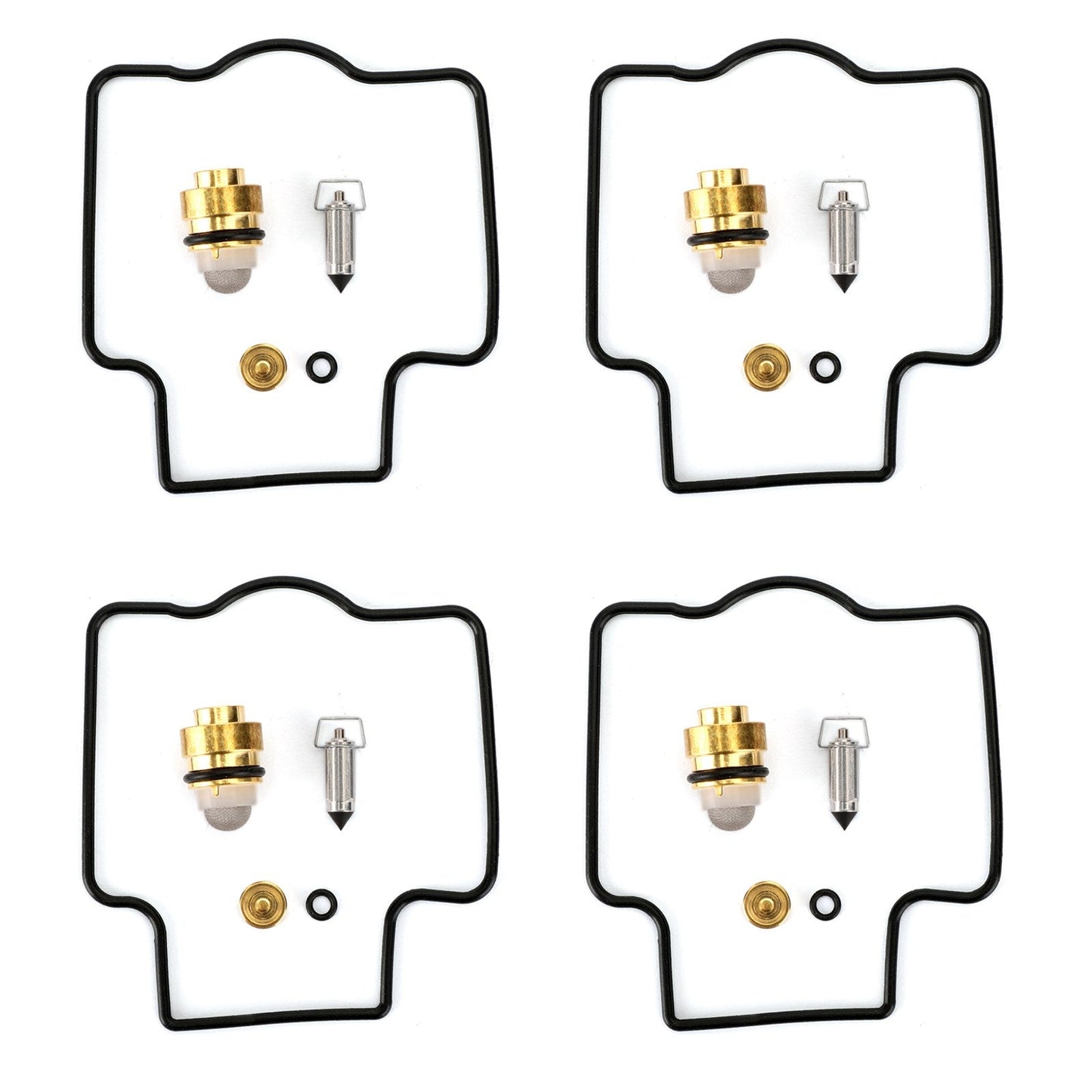 Kawasaki Ninja ZX10 ZX11 ZX1100 ZX1200 ZX9R 4SET Carburetor Carb Repair Rebuild