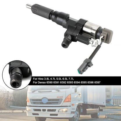 Hino 3.8L 4.7L 5.0L 6.5L 7.7L 1PCS Fuel Injector 095000-6593 CB84034501S 095000-6590