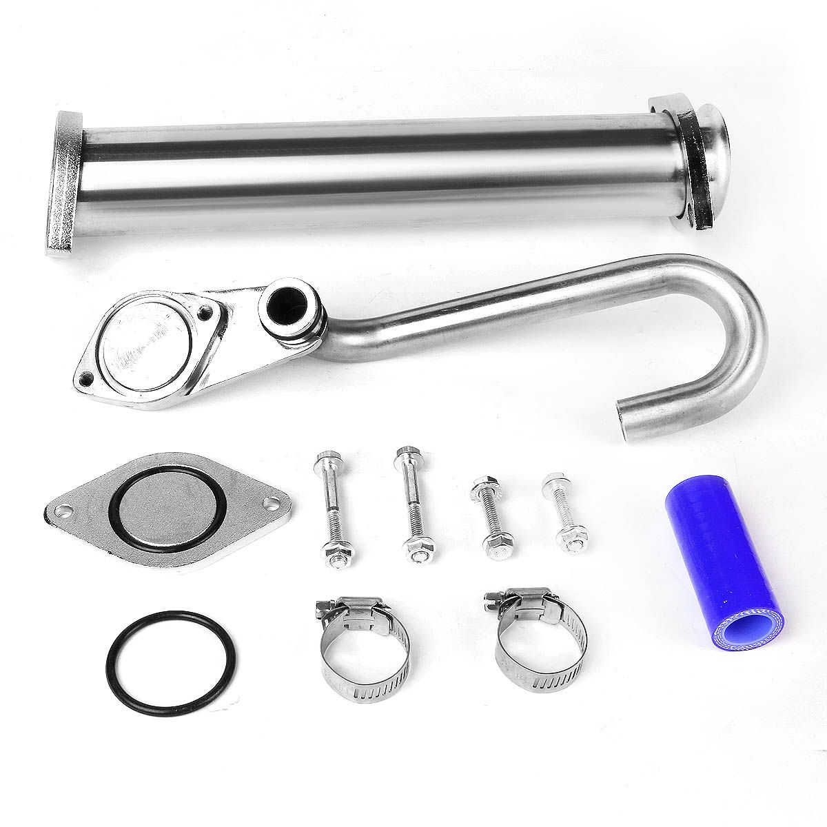 2003-2007 Ford 6.0L F250 F350 F450 F550 Super Duty Diesel EGR Delete Kit with Up/Y-Pipe