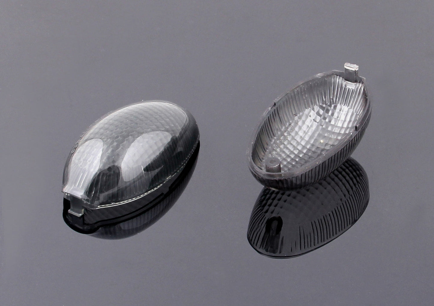 Front Turn Signals Lens For Ducati Monster 2006-2010 Smoke Champoo