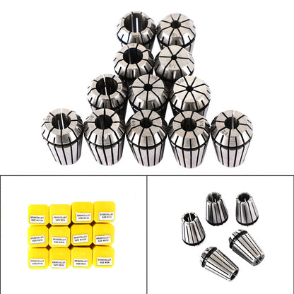 CNC Milling Lathe Engraving Machine, 7Pcs ER20(1/8"-1/2") ER20 Spring Collet Set