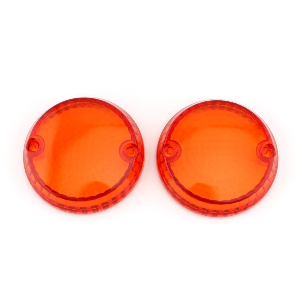 Yamaha Kawasaki Vulcan 1500 VN Turn Signals Indicators Lens Cover Champoo