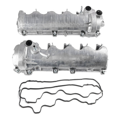 2004-2010 Ford F-150 Truck V8 L+R Engine Valve Cover w/Gasket 9L1Z6582C 9L1Z6582D