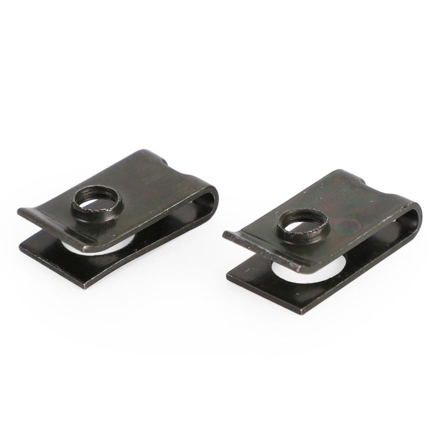 M5 5MM THREAD ZINC PLATED SPRING SPIRE C CLIPS U NUTS SPEEDCLIPS CHIMNEY QTY 10