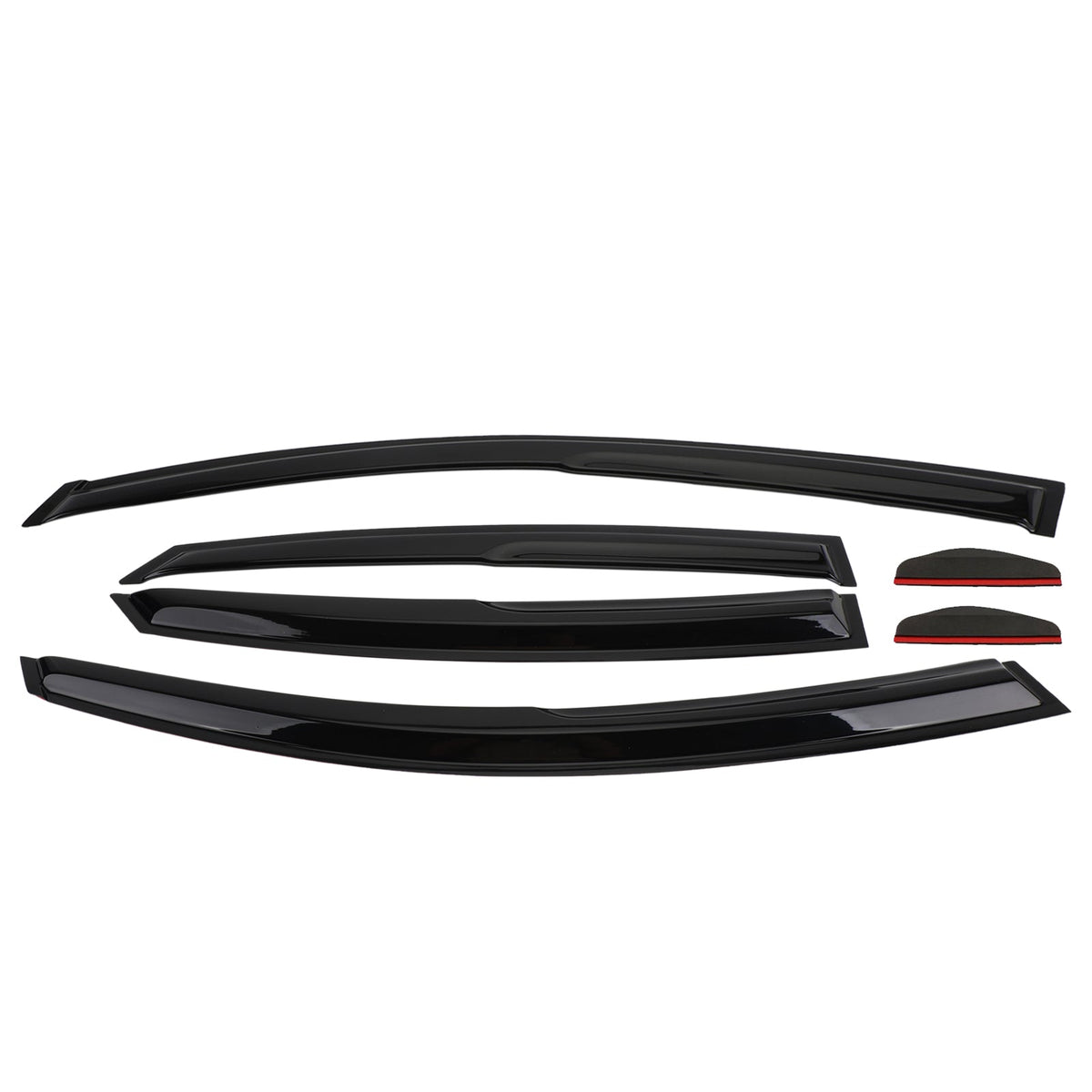 Car Window Sun Rain Guard Visors Kit 6PCS Hyundai Accent 2018-2020