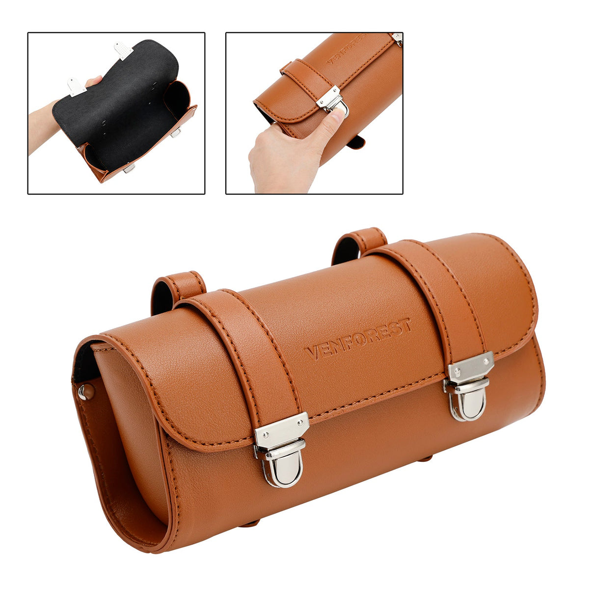 Front Bag Saddlebag Handlebar Tool Bag Storage Luggage Pouch Thicken For Motor