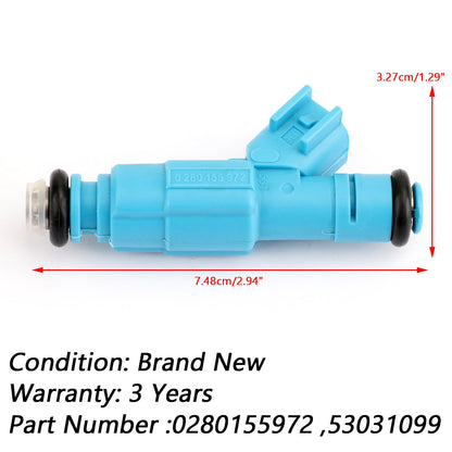 Fuel Injectors 2002 2003 Dodge Liberty 3.7L Ram 1500 3.7L