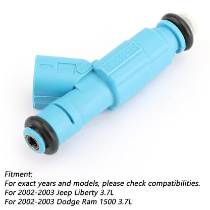 Fuel Injectors 2002 2003 Dodge Liberty 3.7L Ram 1500 3.7L