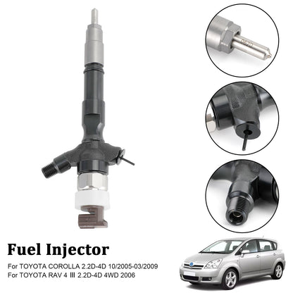 2006+ Toyota Land Cruiser 1KD-FTV 2KD-FTV 1PCS Fuel Injector 23670-30140