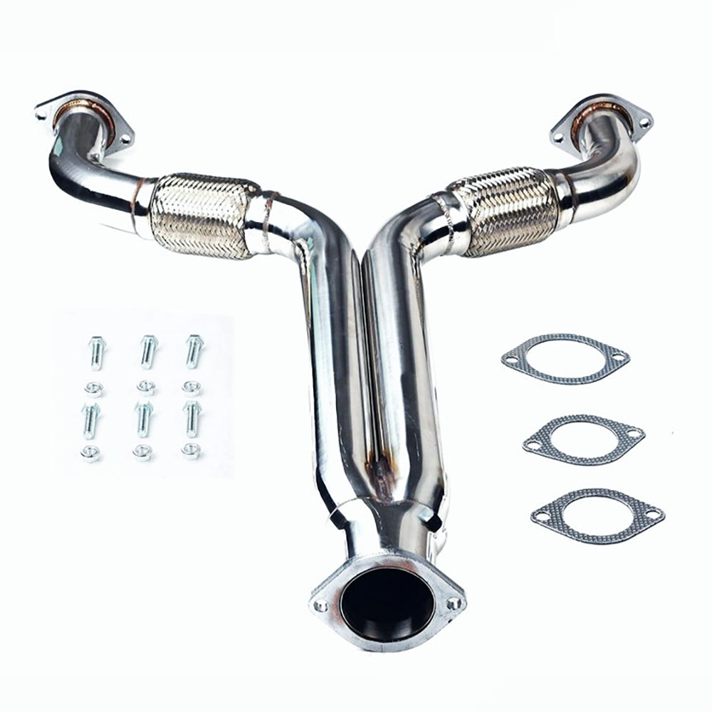 Y Pipe Exhaust Downpipe Fit for 03-09 Nissan 350Z 3.5L/2005 2007 Infiniti G35