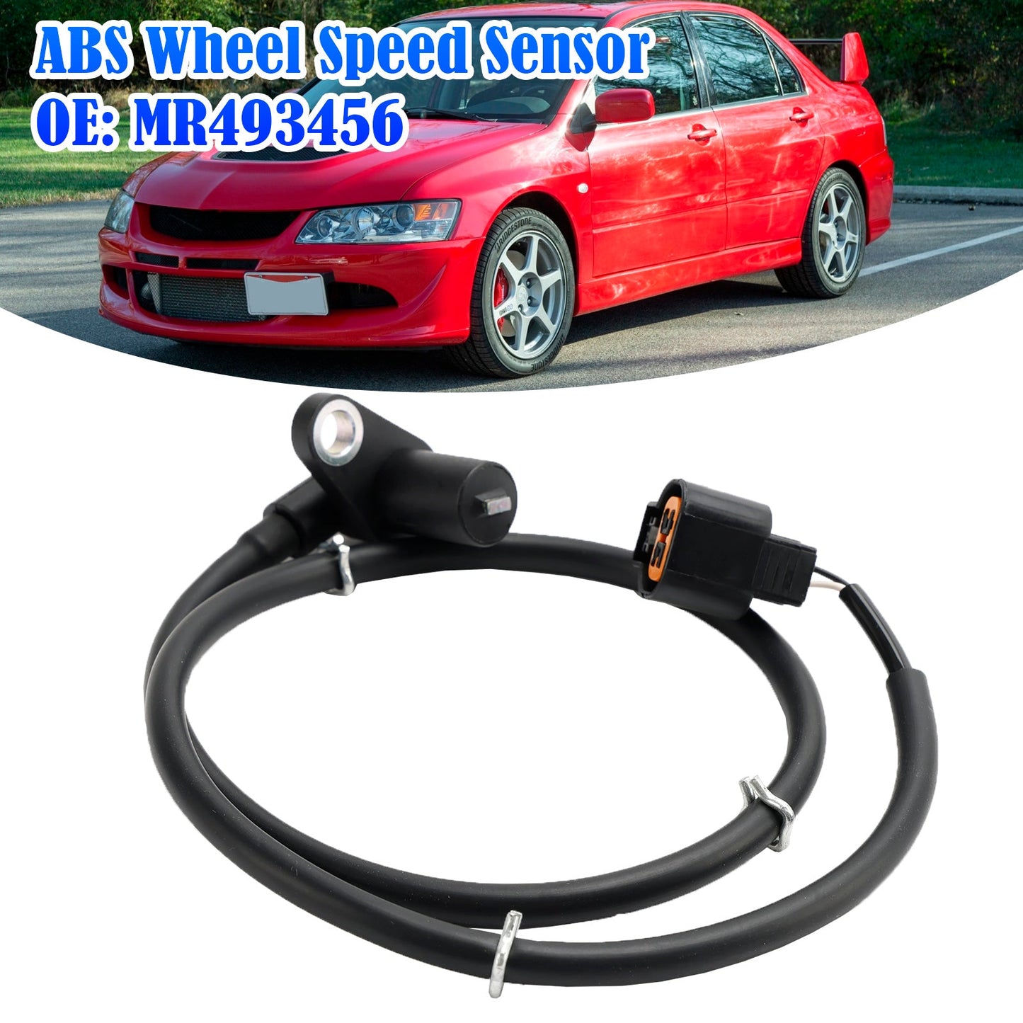 2003-2006 Mitsubishi Lancer Evo 2.0 16V ABS Wheel Speed Sensor Rear Right MR493456