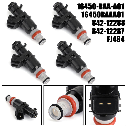 2003-2007 HONDA ACCORD 2.4L 2354CC I4 4PCS Fuel Injectors 16450RAAA01 16450-RAA-A01