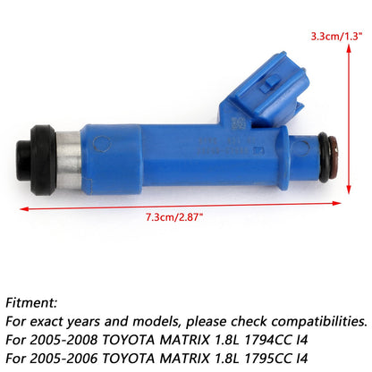 1PCS Fuel Injectors 23250-22080 Toyota Corolla Matrix 23250-0D050