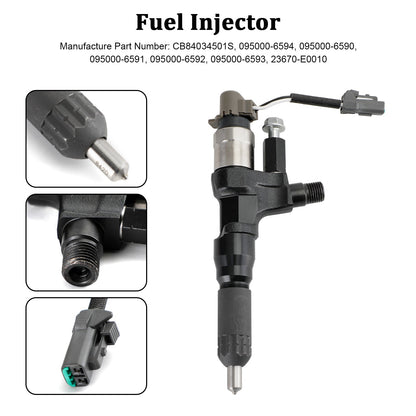 Denso 6590 6591 6592 6593 6594 6595 6596 6597 1PCS Fuel Injector 095000-6593 CB84034501S 095000-6590