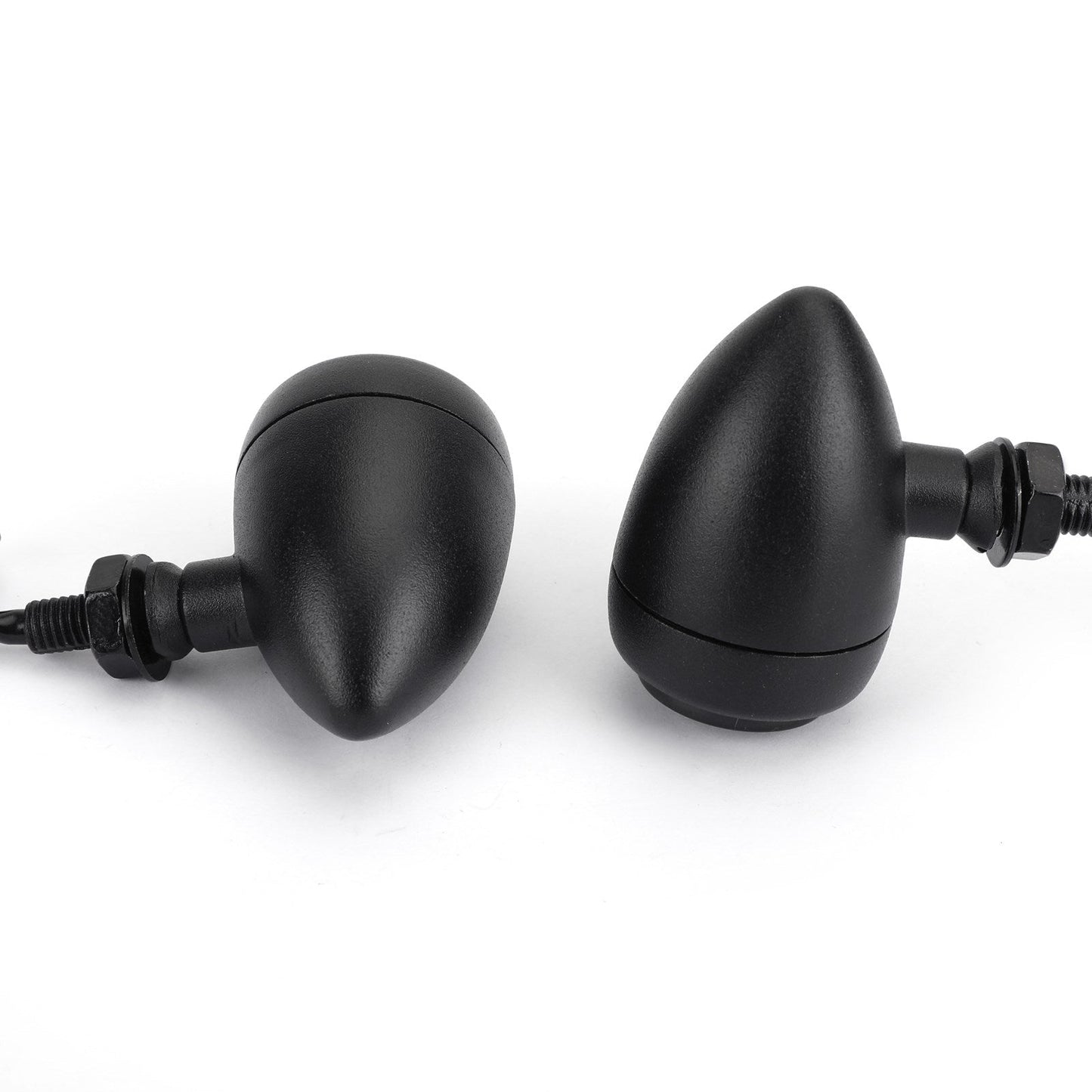 Turn Signals Indicators Fit For Harley Chopper Cafe Racer Black Champoo