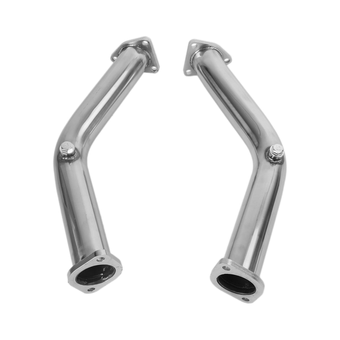 2003-2006 Nissan 350Z Infiniti G35 FX35 2 Test Pipes Decat Non Reson Straight Exhaust Fedex Express