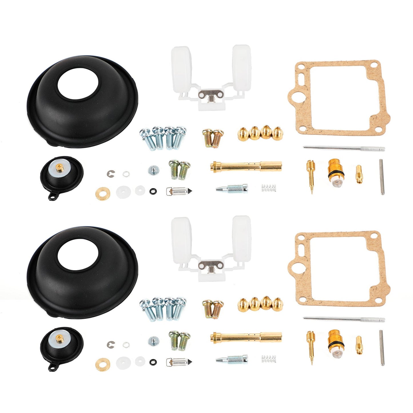 2X 1988-1998 Yamaha Virago XV750 Carburetor Carb Rebuild Repair Kit