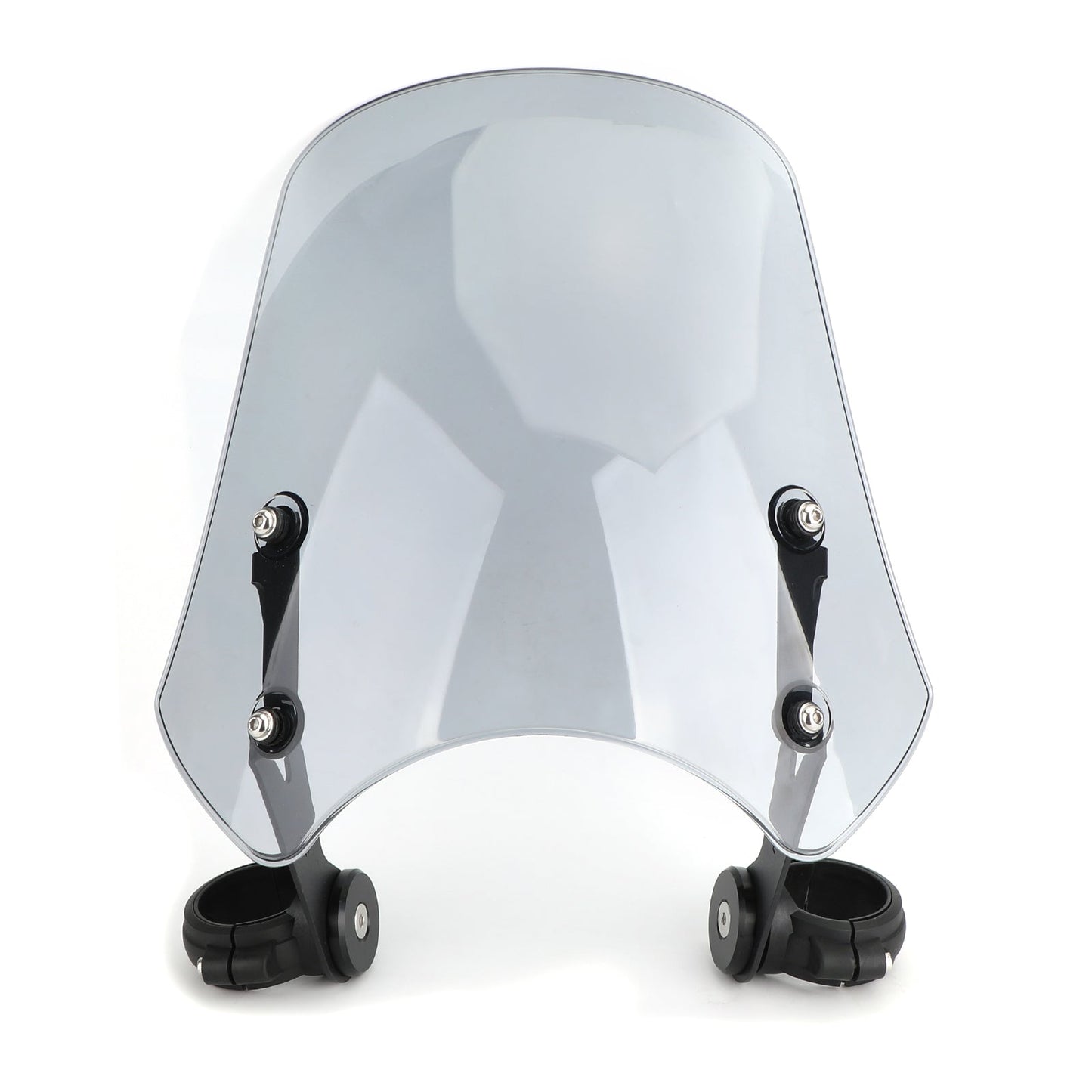 ABS Motorcycle Windscreen Windshield for Harley Dyna Softail Models Gray
