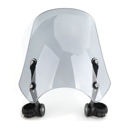 ABS Motorcycle Windscreen Windshield for Harley Dyna Softail Models Gray
