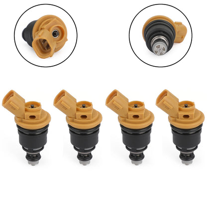 1Pcs 550cc Yellow Side Fuel Injectors Sti WRX GC8 16600-AA170