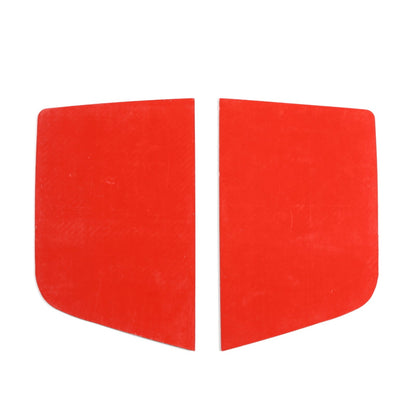 Carbon Front+Rear Triangular Window Glass Plate Trim Renegade 2016-2019